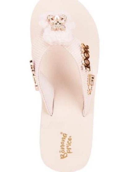 SANDALIA CON PLATAFORMA BEIGE/HUESO BANANA PRICE - Image 3