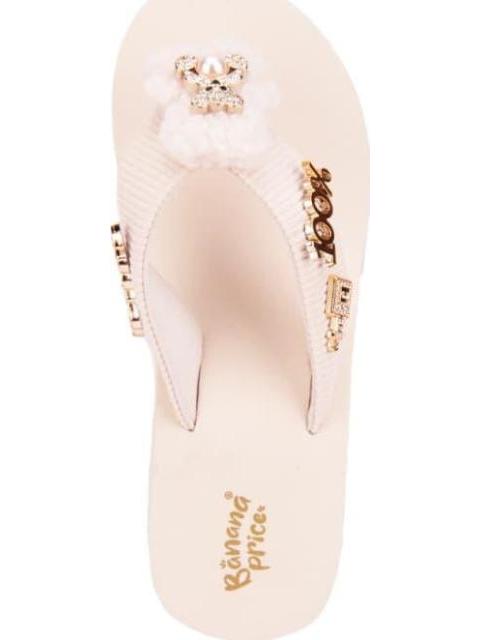 SANDALIA CON PLATAFORMA BEIGE/HUESO BANANA PRICE - Image 3