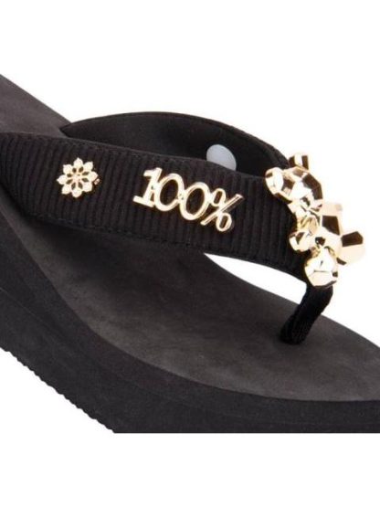 SANDALIA CON PLATAFORMA NEGRO BANANA PRICE - Image 6