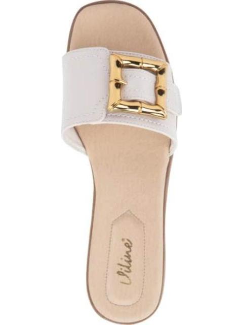 SANDALIA HEBILLA BEIGE/HUESO VI LINE - Image 3