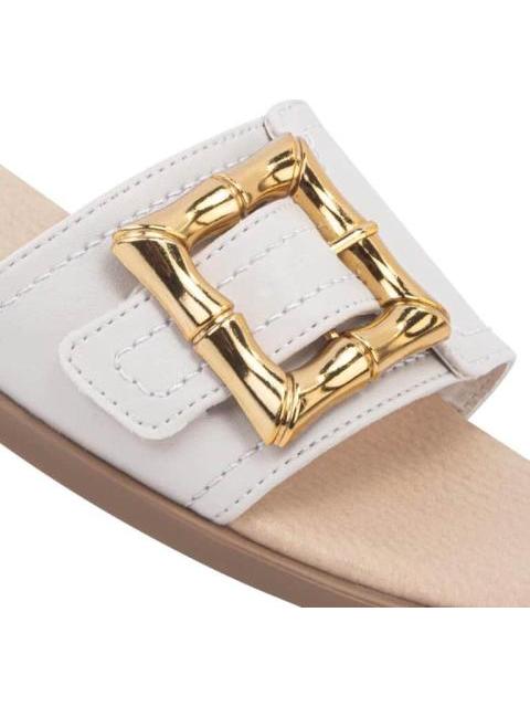 SANDALIA HEBILLA BEIGE/HUESO VI LINE - Image 6