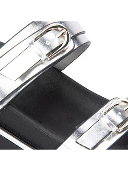 SANDALIA METALICA PLATA VI LINE - Image 6