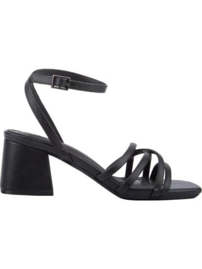 SANDALIA TACON ANCHO NEGRO YAELI