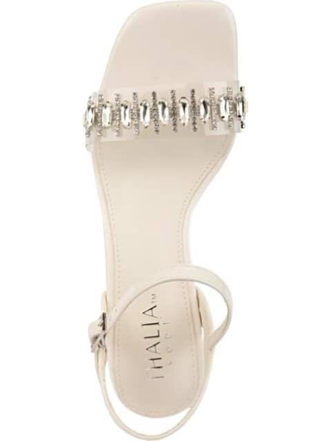 SANDALIA CON BRILLOS BEIGE/HUESO THALIA SODI - Image 4