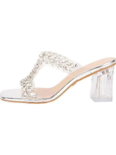 SANDALIA TACON ACRILICO PLATA THALIA SODI - Image 5