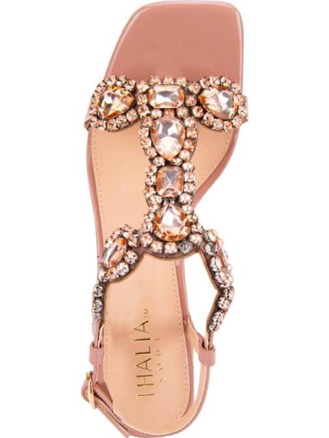 SANDALIA CON BRILLOS ROSA THALIA SODI - Image 4