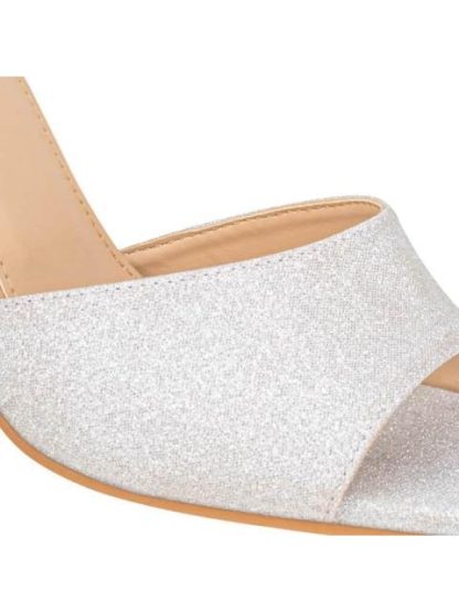 SANDALIA TACON CON GLITTER PLATA MOLTO BELLO - Image 6