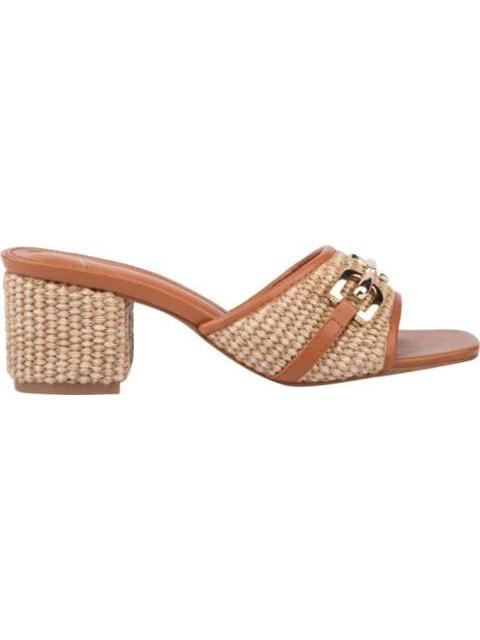 SANDALIA TACON CUADRADO CAMEL YAELI FASHION