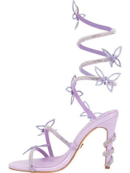 SANDALIA ESPIRAL MARIPOSAS LILA BELINDA PEREGRIN - Image 4