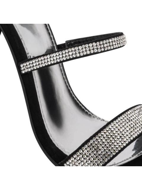 SANDALIA ESPIRAL CON BRILLOS NEGRO THALIA SODI - Image 6