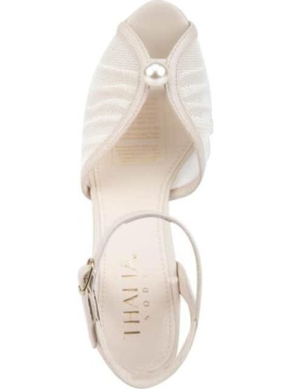 SANDALIA TACON DELGADO BEIGE/HUESO THALIA SODI - Image 4