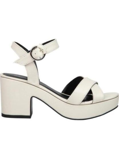 SANDALIA TACON PLATAFORMA BEIGE/HUESO SAO PAULO