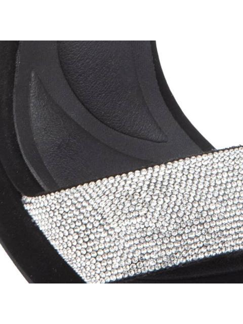 SANDALIA TACON PLATAFORMA CON BRILLOS NEGRO MOLTO BELLO - Image 6