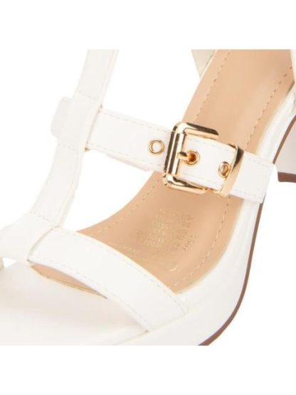 SANDALIA TACON PLATAFORMA BLANCO YAELI FASHION - Image 6