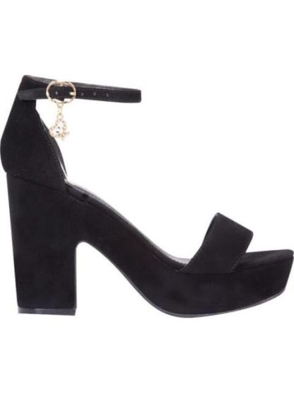 SANDALIA TACON PLATAFORMA NEGRO YAELI FASHION