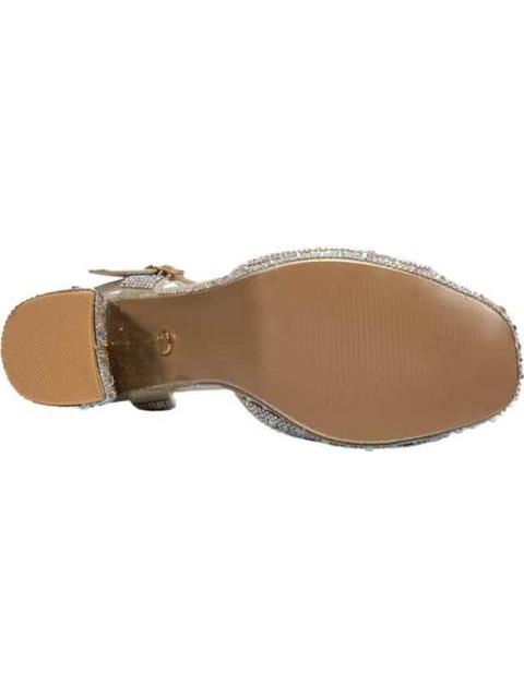 SANDALIA TACON PLATAFORMA BRILLOS ORO THALIA SODI - Image 4