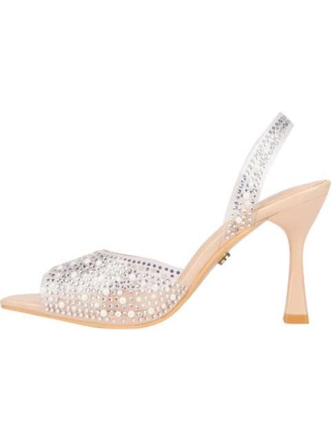 SANDALIA CON PERLAS NUDE THALIA SODI - Image 5