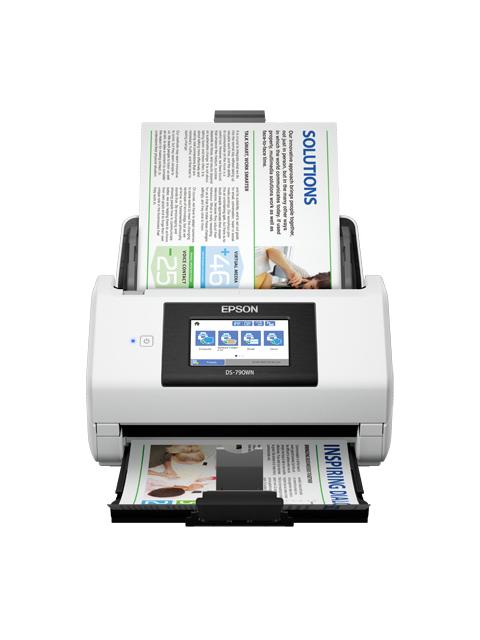 SCANNER EPSON WORKFORCE DS-790WN 600 X 600 DPI ESCANER COLOR ESCANEADO DUPLEX USB 3.0 NEGRO-BLANCO