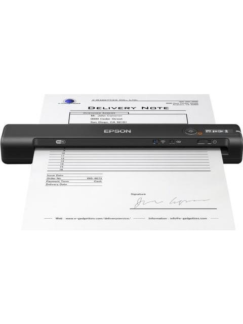 SCANNER EPSON WORKFORCE ES-60W 600 X 600DPI ESCANER COLOR USB NEGRO