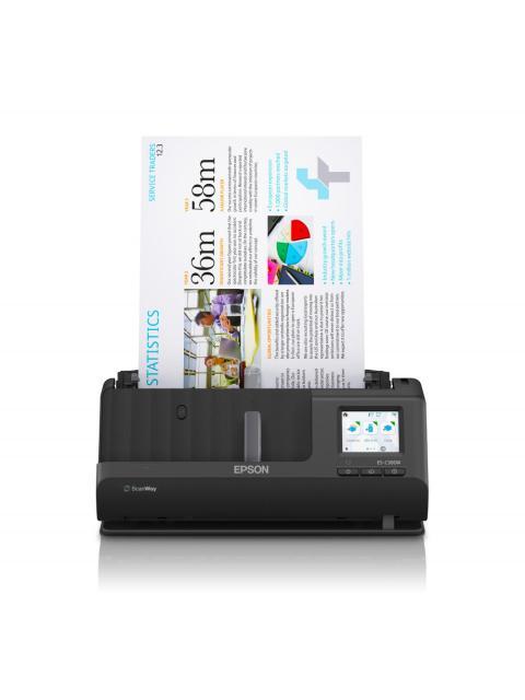 SCANNER EPSON WORKFORCE ES-C380W 600 X 600 DPI ESCANEADO DUPLEX USB WI-FI NEGRO