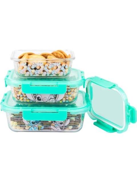 SET 3 TUPPERS VIDRIO MULTICOLOR DISNEY - Image 4