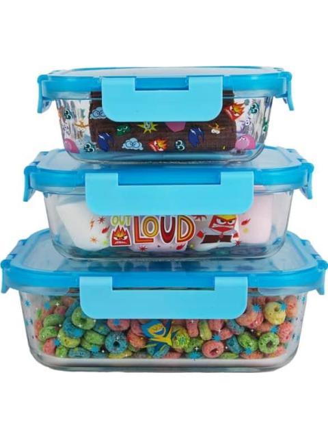 SET 3 TUPPERS VIDRIO MULTICOLOR INSIDE OUT 2