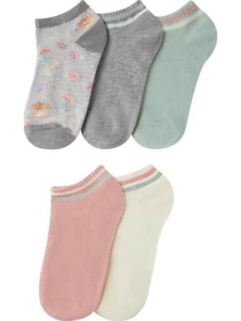 SET 5 PARES TINES DE DAMA CON FLORES MULTICOLOR LOVE TO LOUNGE