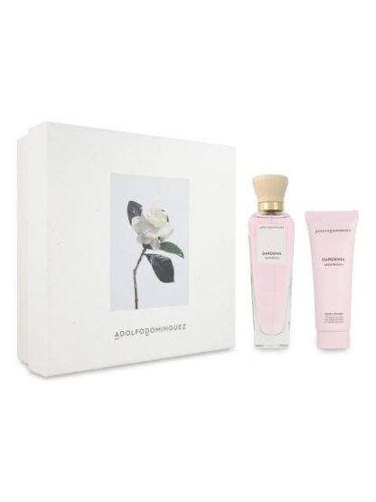 SET ADOLFO DOMINGUEZ GARDENIA 2PZS 120ML EDT SPRAY BODY LOT - Image 2