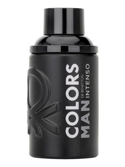SET BENETTON COLORS MAN BLACK INTENSE EDT 100ML + MEGASPRITZER 10ML