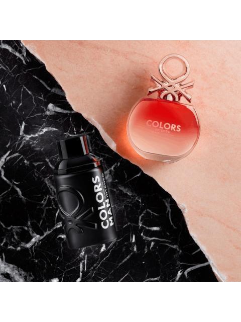SET BENETTON COLORS MAN BLACK INTENSE EDT 100ML + MEGASPRITZER 10ML - Image 9