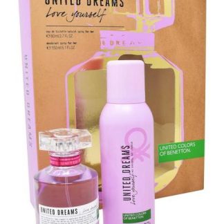 SET BENETTON LOVE YOURSELF 2PZ 80ML EDT SPRAY