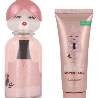 SET BENETTON SISTERLAND BLUSH CHERRY 2PZS - DAMA