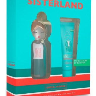 SET BENETTON SISTERLAND GREEN JASMINE 2PZS
