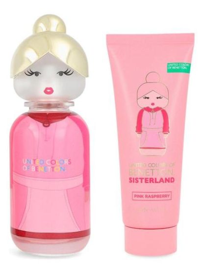 SET BENETTON SISTERLAND PINK RASPBERRY 2PZS - DAMA