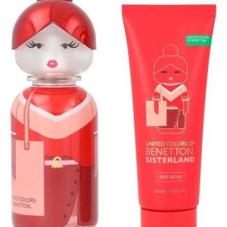 SET BENETTON SISTERLAND RED ROSE 2PZS - DAMA