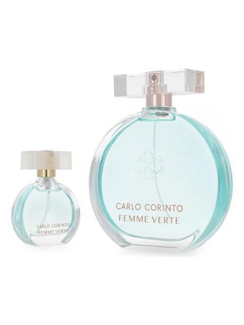 SET CARLO CORINTO FEMME VERTE 2PZS - DAMA