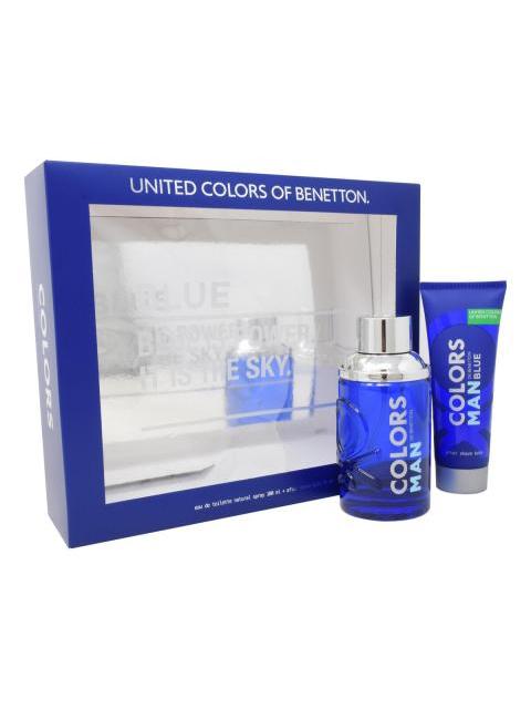 SET COLORS BLUE MAN 2PZ 100ML EDT SPRAY AFTER SHAVE 75ML