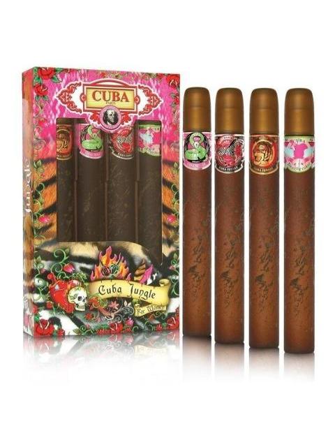 SET CUBA JUNGLE DAMA 4 PZ (TIGER-ZEBRA-SNAKE-HEATBREAKER)