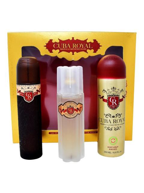 SET CUBA ROYAL 3PZS 100ML EDT DESODORANTE AFTER SHAVE