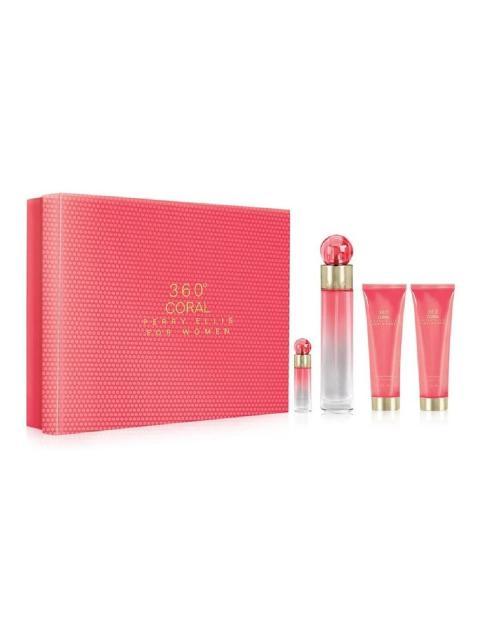 SET ESTUCHE 360 CORAL DAMA PERRY ELLIS 4 PZ - ORIGINAL - Image 4