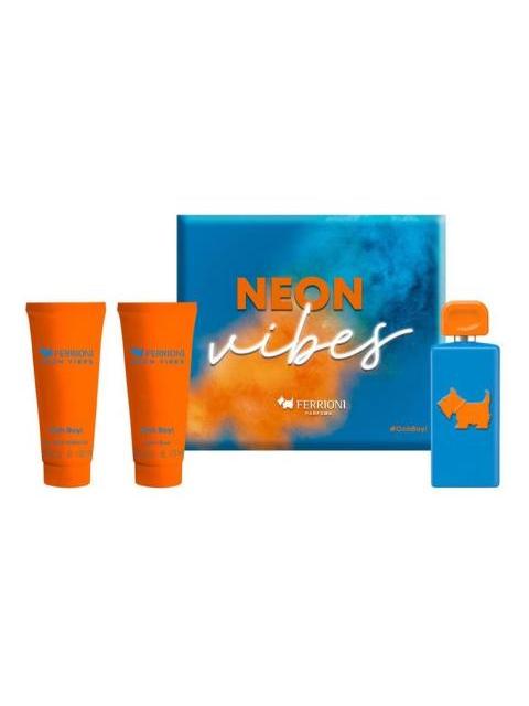 SET FERRIONI OOH BOY! NEON VIBES 3PZ 100ML EDT SPRAY