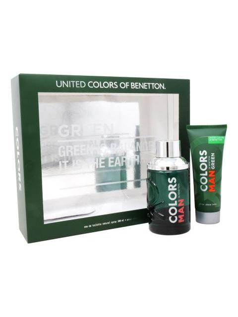 SET GREEN CABALLERO UNITED COLORS OF BENETTON 2 PZ - Image 3
