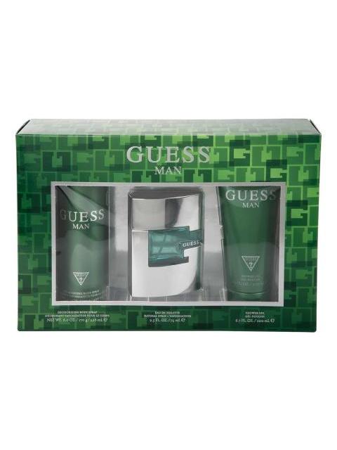 SET GUESS MAN 3 PIEZAS CABALLERO 75ML EDT SHOWER GEL 200ML DESODORANTE 226ML