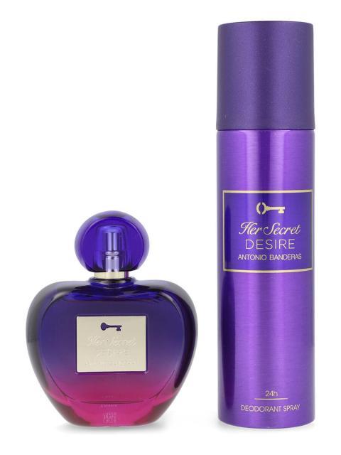 SET HER SECRET DESIRE ANTONIO BANDERAS 2PZ - MUJER