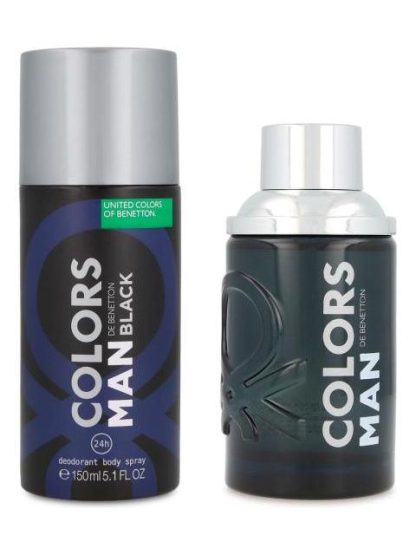 SET PARA HOMBRE BENETTON COLORS BLACK 2PZS - Image 7