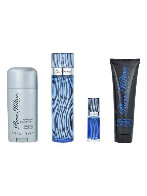 SET PARIS HILTON MEN 4PZS 100 EDT SHOWER GEL DESODORANTE