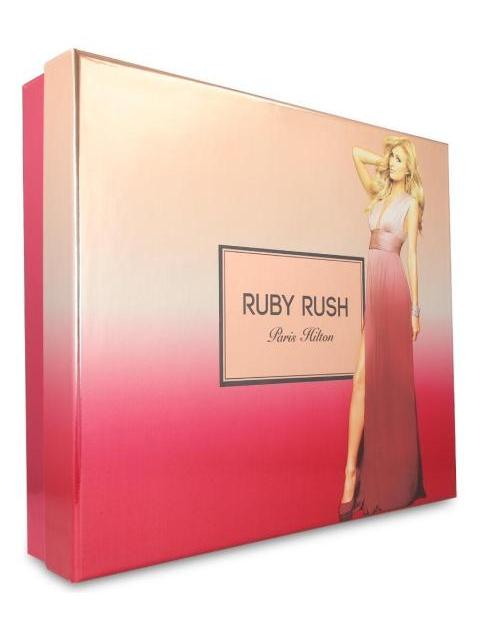 SET PARIS HILTON RUBY RUSH 3PZS 100ML EDP 10ML EDP CARTERA - Image 3