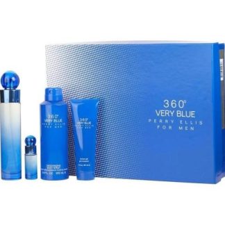 SET PERRY ELLIS 306° VERY BLUE MEN 100ML EDT