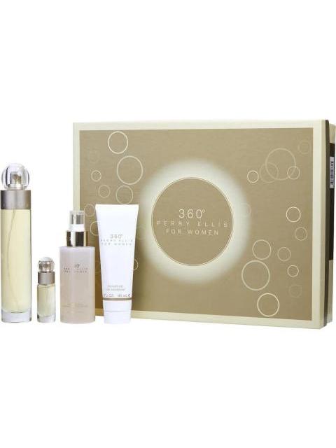 SET PERRY ELLIS 360° 4PZS 100ML EDT