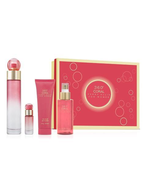 SET PERRY ELLIS 360° CORAL 100ML EDP